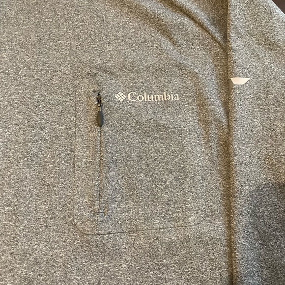NWT Men’s Size XL Columbia Titanium Gray LS Omni-Wick Pullover Lined Shirt - Picture 12 of 16